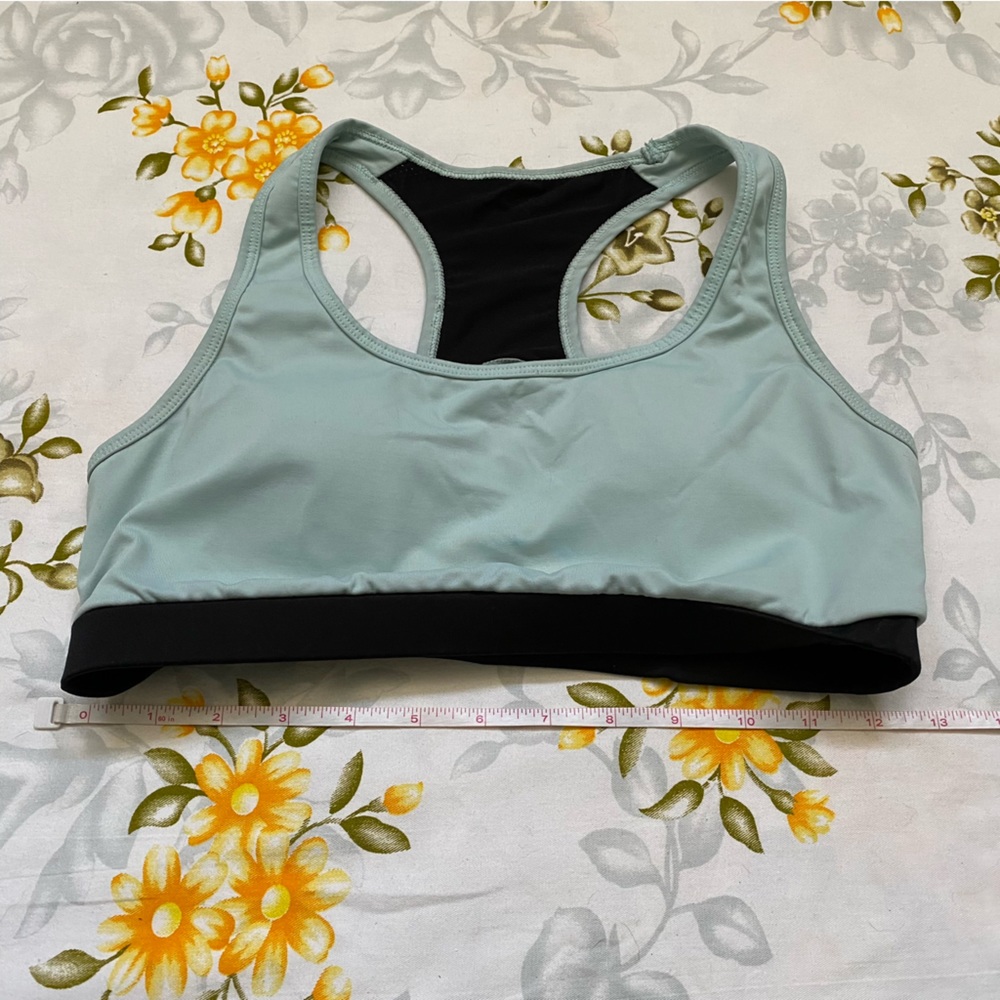 Light Blue Size M Racerback Bra - Picture 2 of 7